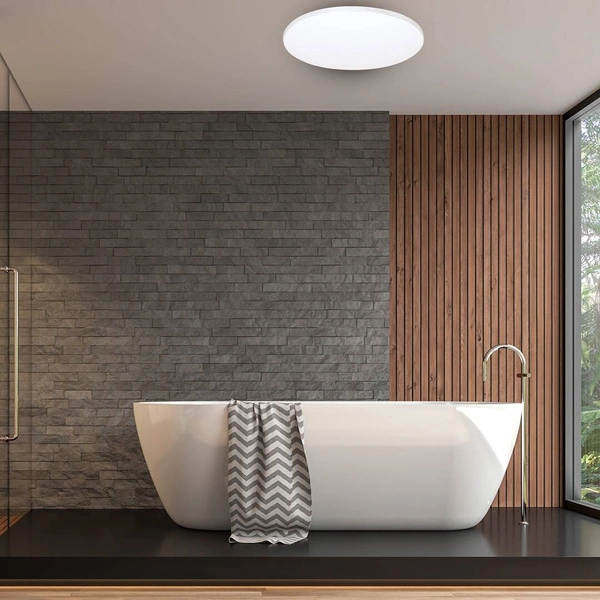 Plafon SIENA, ML3703, biały/chrom, 80W LED, Ø750 mm + pilot