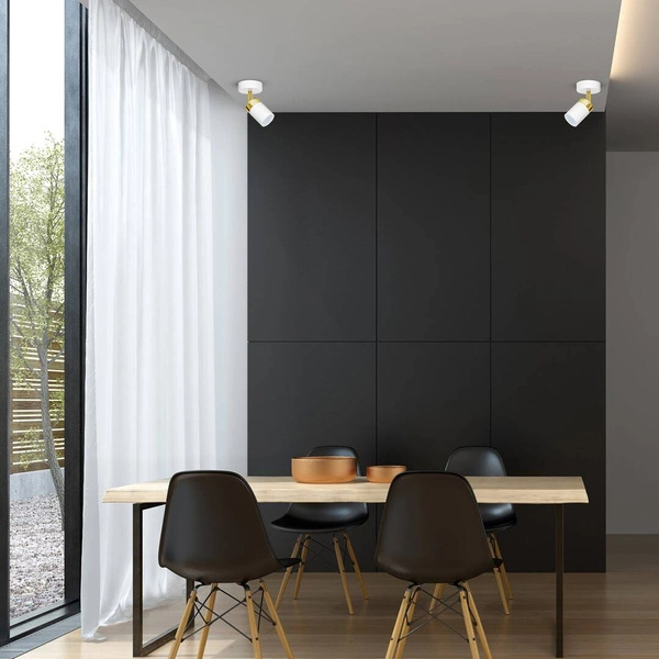 Kinkiet JOKER, MLP6128, biały/złoty, 1x8W GU10