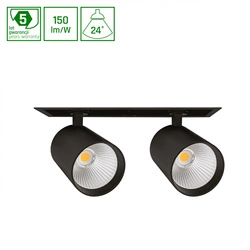 MDD PESO 2 840 2*19W 230V 24st Black DALI