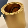 Oprawa sufitowa spot tuba natynkowa BORK R śr. 11,5cm złoty