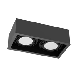 Plafon Cage out 1-2 - Czarny (85 mm) 1273 Antigo