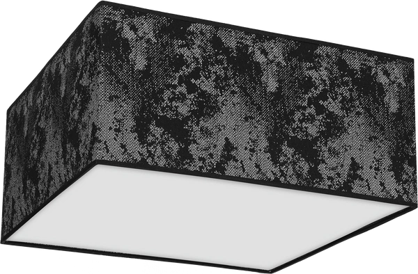 Lampa sufitowa SATINO, czarny/srebrny, 2x60W E27, MLP7325