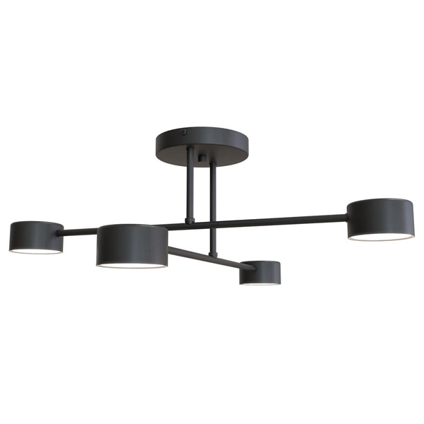 Lampa sufitowa Emibig HALO 4 Czarny 1355/4