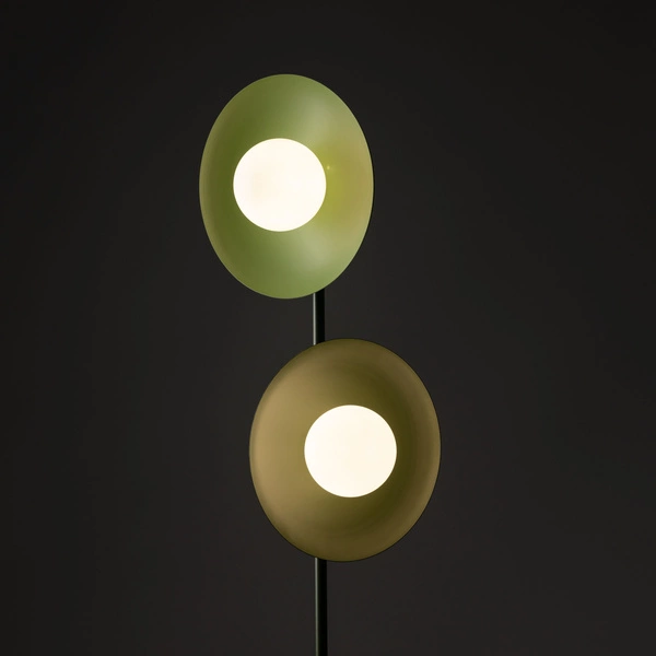 SLATE MIX GLASS LAMPA PODŁOGOWA 2XG9