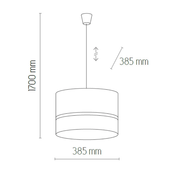 Lampa wisząca rattanowa do jadalni PAGLIA WHITE szer. 38cm | biały 6533