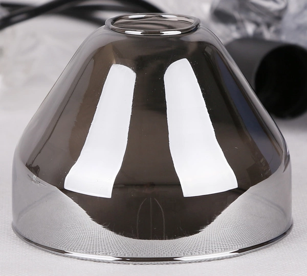 Lampa wisząca GREGORY 31-78391 czarno-złota z dymionym kloszem 1x40W E14