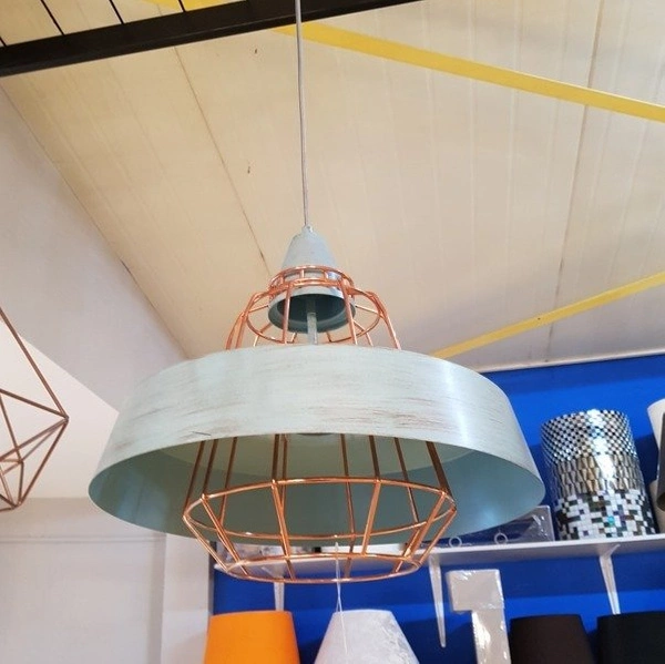 Lampa wisząca ALFA TAMARIS MIĘTOWA 1xE27 40cm | 60379