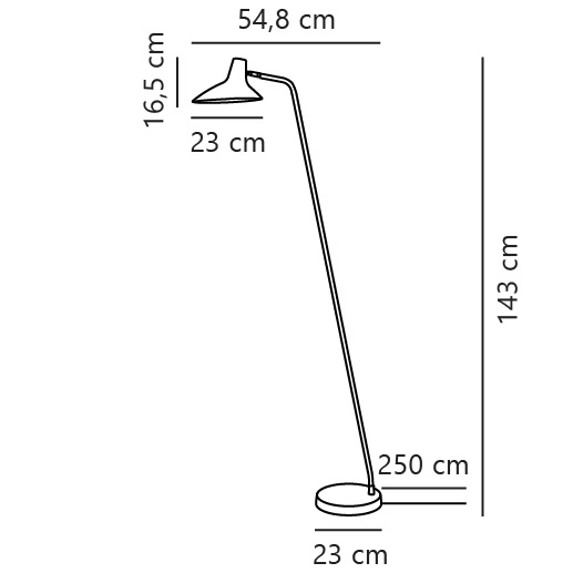 Lampa stojąca DARCI E14 25W Metal | Czarny