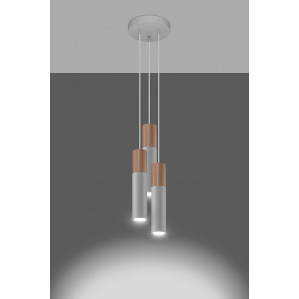 Lampa wisząca PABLO 3P SL.1013 biała 3xGU10