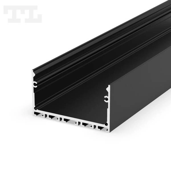 Profil LED P23-3 opcja zwisu 200cm | do osłonek C6 | czarny
