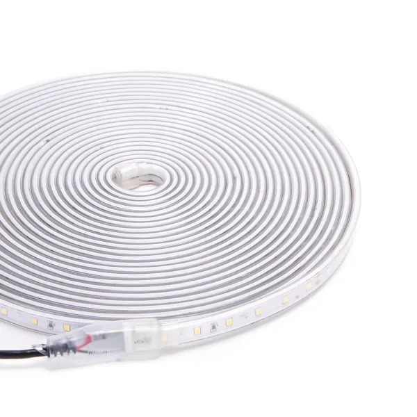Solarna taśma LED IP65 ogrodowa 5m 2700K 5W z pilotem | biała ciepła