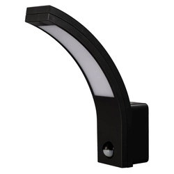 Kinkiet zewnętrzny LED SMD FALCO B 10W czujnik ruchu PIR | czarny