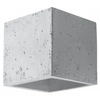 Kinkiet betonowy QUAD SL.0487 1xG9 szary