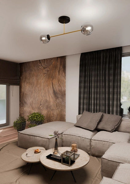 Lampa sufitowa Emibig MAGNUM 2 BL GRAFIT 1269/2