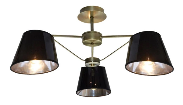 Lampa sufitowa CORTEZ 33-54982, patynowa, 3x40W E14