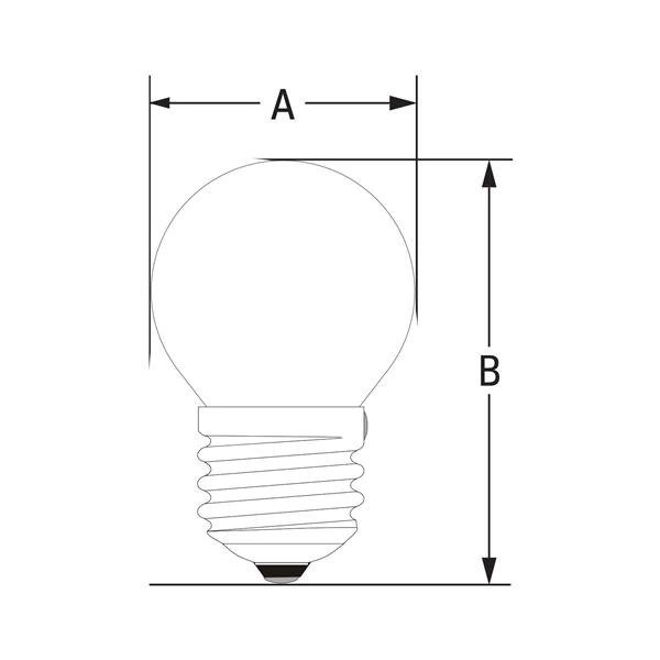 Żarówka LED E27 230V 8W 3000K biała ciepła | Biala