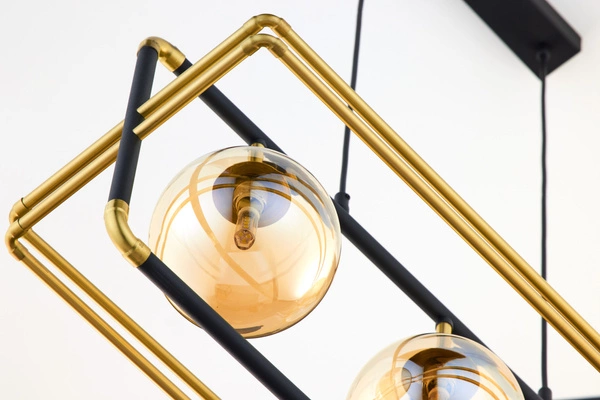 Nowoczesna Lampa wisząca FIORI wys. 115cm 3xG9 14W IP20 | Złoty