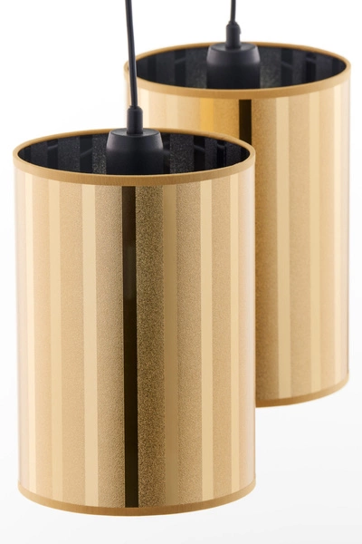 Klasyczna Lampa wisząca CORTINA wys. 100cm 2xE27 15W IP20 | złoty