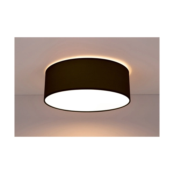 Lampa Sufitowa Josefina 2xE27 Max.25W Biały Metal/Antracytowy Klosz Tkaninowy 4782812