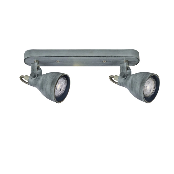 Lampa sufitowa ASH listwa 92-64400 2xGU10 szary mat