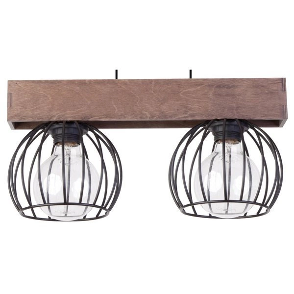 Lampa sufitowa wisząca MILAN 2 ZWIS brązowy 31572