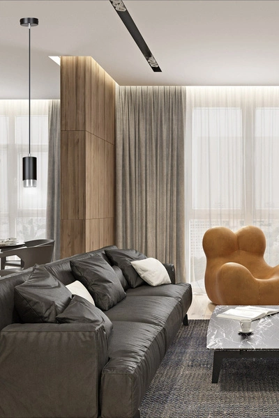 Lampa wisząca Emibig FUMIKO 1 BL/CHROME 816/1