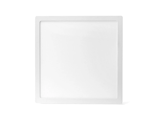 Panel LED NATYNKOWY PLAFON SUFITOWY KWADRAT LAMPA 24W biała zimna