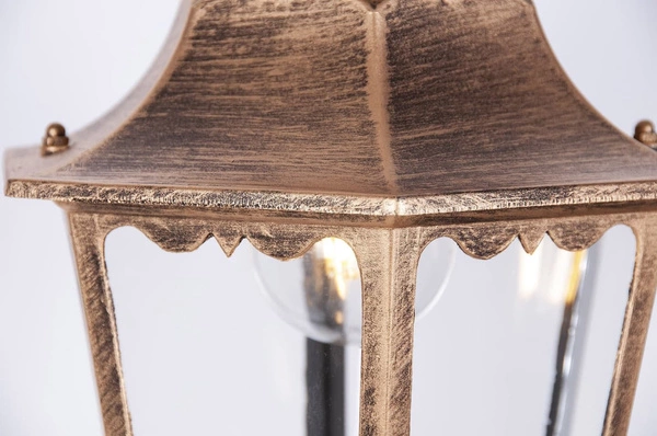 Lampa ogrodowa wisząca K-5006H CZARNY/ZŁOTY z serii LOZANA