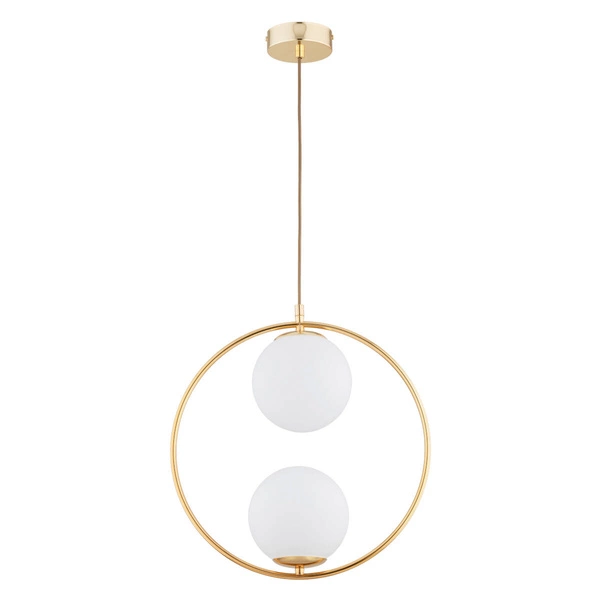 LAMPA WISZĄCA ALFA AVIA 10 ZŁOTA 2xE14
