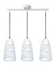 Lampa wisząca SABRIN 33-54876 biała 3x60W E27