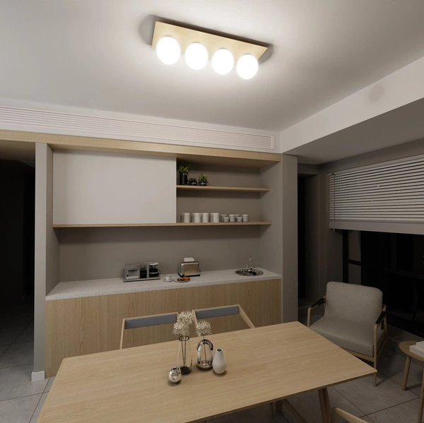 Lampa sufitowa Emibig KENZO 4 1142/4