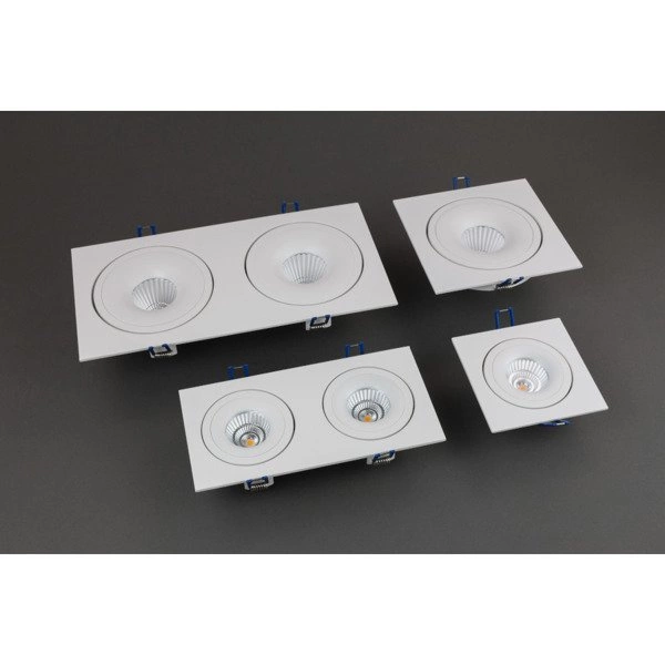 Oprawa wpuszczana STILLO SQ 8W neutralna 4000K czarny szer. 11cm