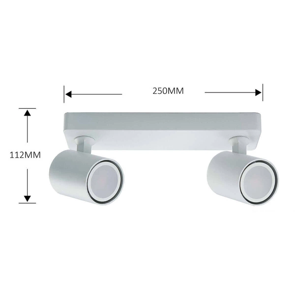 Spot biały 2 pkt SNOW