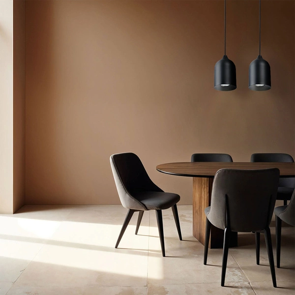 Metalowa lampa wisząca Nilo czarna 2xGU10