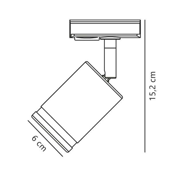 Oświetlenie szynowe RondieLink GU10 35W Metal | Biały