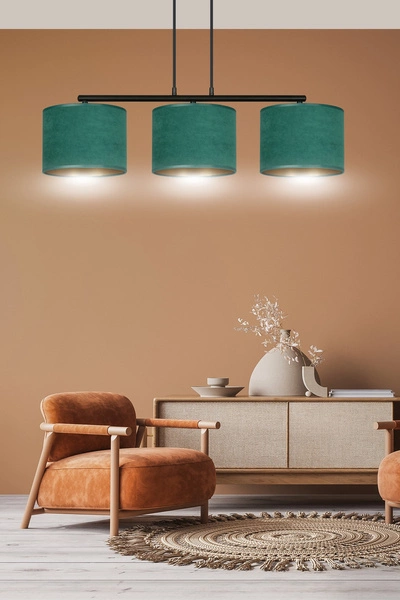 Lampa wisząca Emibig HILDE 3 BL GREEN 1051/3