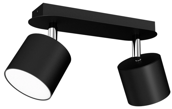 Lampa sufitowa DIXIE BLACK 2x GX53 szer. 24cm | czarny