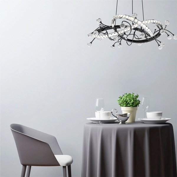 MD3481-1S-3BCT MAIA LAMPA WISZĄCA CZARNA/BLACK