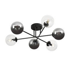 Lampa sufitowa Emibig BRENDI 6B BL MIX 1 834/6B1