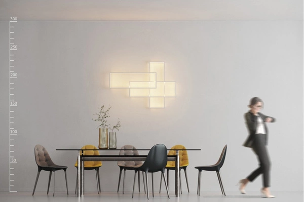 Azzardo QUADRATUS WALL WHITE 2993