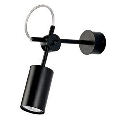 Czarny KINKIET EYE BLACK S 21cm 6842 6842