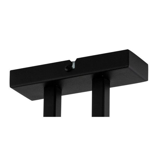 Nowoczesna lampa sufitowa OFF 4 PLAFON czarny/srebrny 32136