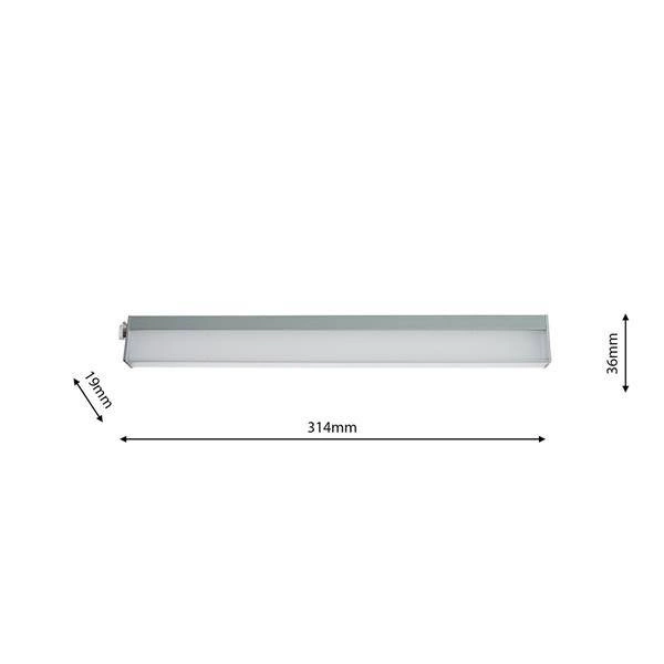 Lampa podszafkowa 30cm 7,6W barwa neutralna 4000K EKLP2345