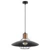 Lampa wisząca ALFA DOMINO GRAFITOWA 1xE27 45cm | 61251