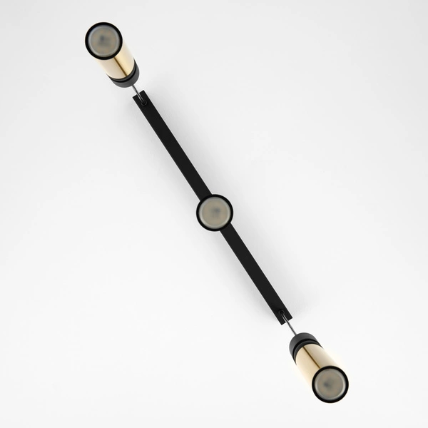 Nowoczesna Lampa wisząca ALAS wys. 120cm 3xG10 14W IP20 | Złoty