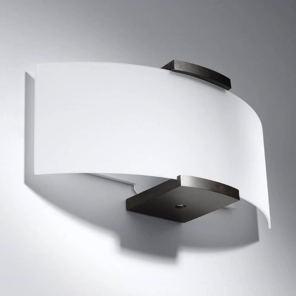 Nowoczesny kinkiet EMILIO SL.0185 biały/wenge 2 x E14