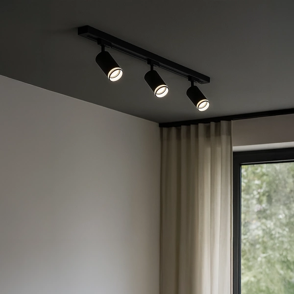 Oprawa Pipe Ring Track Czarny 1xGU10