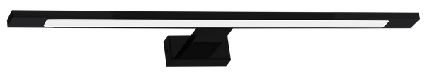 Kinkiet nad lustro do łazienki SHINE LED BLACK 12W 60cm | czarny