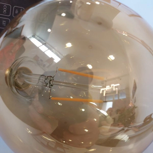 Filament GLOB G125 E27 230V 2W COG gold barwa ciepła 2400K