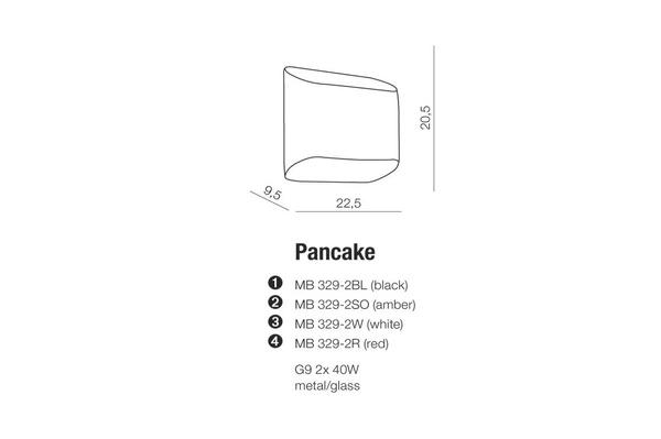 Azzardo PANCAKE BLACK 112